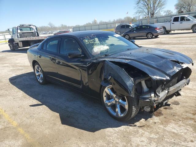 2C3CDXCT8CH239655 - 2012 DODGE CHARGER R/T BLACK photo 4