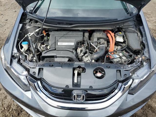 19XFB4F36DE203548 - 2013 HONDA CIVIC HYBRID L GRAY photo 11