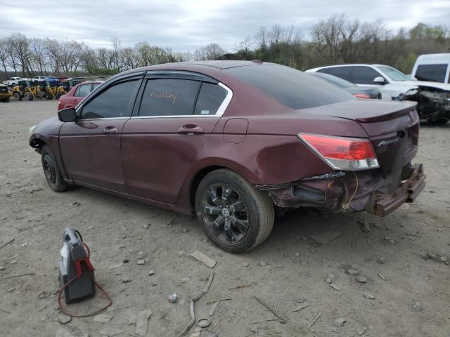 1HGCP26839A071977 - 2009 HONDA ACCORD EXL BURGUNDY photo 2