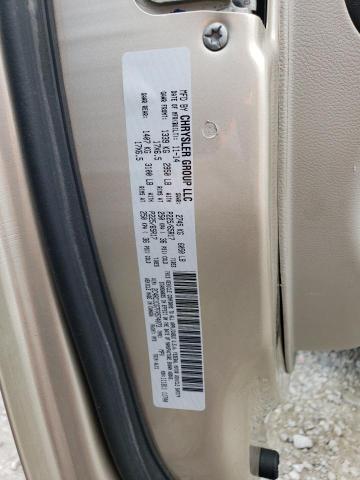 2C4RC1CG7FR574073 - 2015 CHRYSLER TOWN & COU TOURING L GOLD photo 13