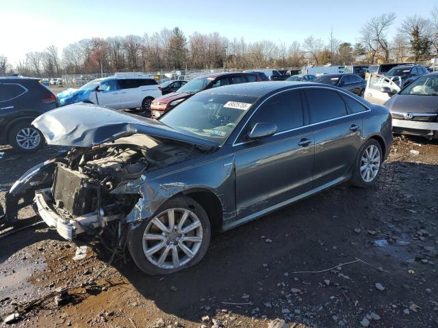 WAUHGAFC0FN038956 - 2015 AUDI A6 PRESTIGE ნაცრისფერი ფოტო 1