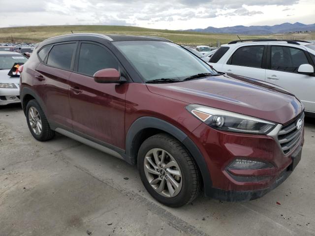 KM8J3CA44HU317522 - 2017 HYUNDAI TUCSON LIMITED BURGUNDY photo 4