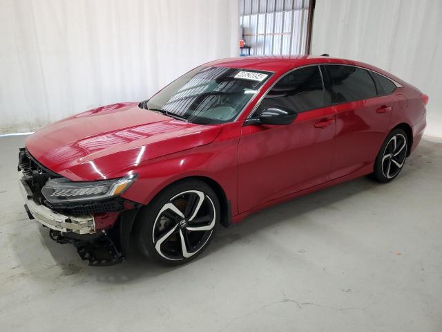 1HGCV1F35MA098885 - 2021 HONDA ACCORD SPORT BURGUNDY photo 1