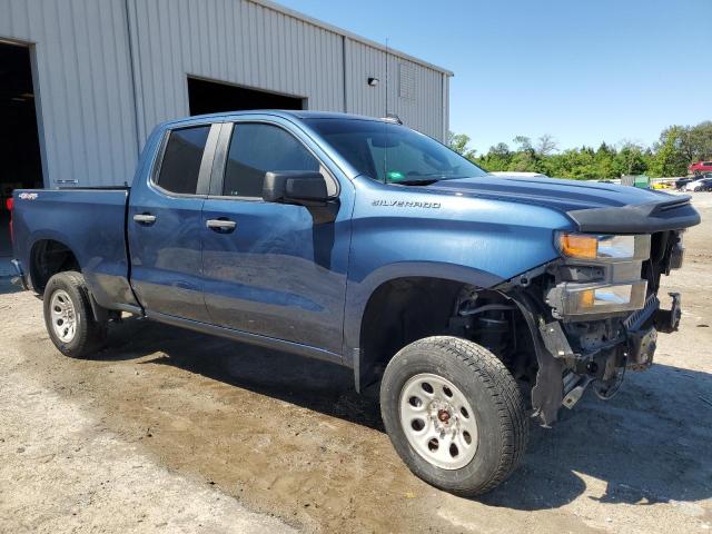 1GCRYBEH3KZ394067 - 2019 CHEVROLET SILVERADO K1500 CUSTOM BLUE photo 4