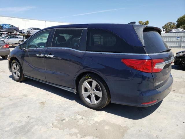 5FNRL6H7XJB094099 - 2018 HONDA ODYSSEY EXL BLUE photo 2