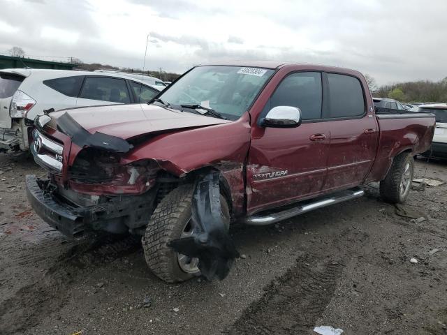 5TBET34176S561229 - 2006 TOYOTA TUNDRA DOUBLE CAB SR5 BURGUNDY photo 1