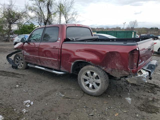 5TBET34176S561229 - 2006 TOYOTA TUNDRA DOUBLE CAB SR5 BURGUNDY photo 2