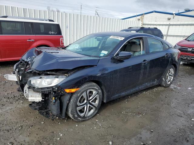 19XFC2F57JE201659 - 2018 HONDA CIVIC LX BLUE photo 1