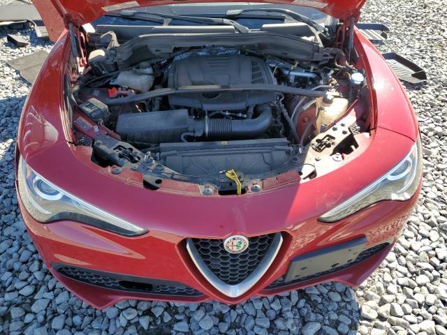 ZASFAKPN1J7B80657 - 2018 ALFA ROMEO STELVIO SPORT أحمر صورة 12
