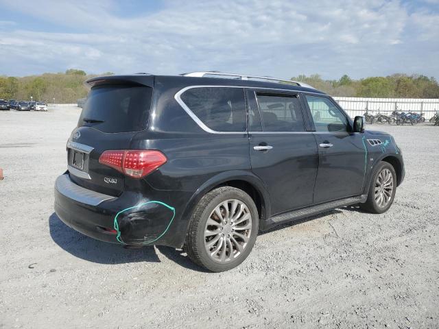 JN8AZ2NCXG9400098 - 2016 INFINITI QX80 BLACK photo 3