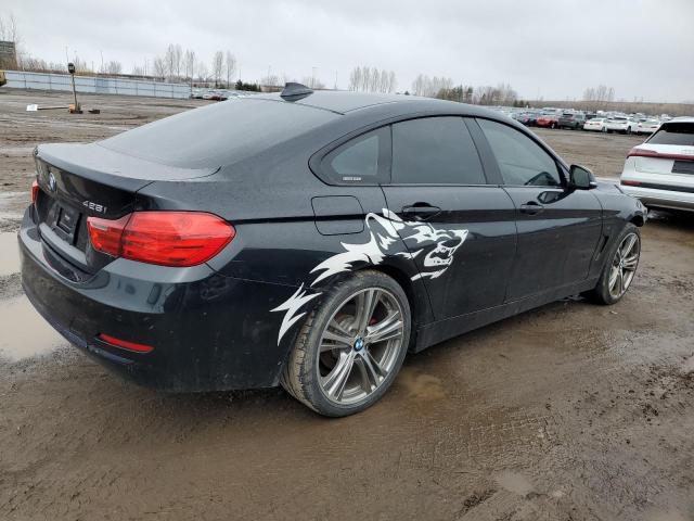 WBA4A7C51FD413476 - 2015 BMW 428 XI GRAN COUPE BLACK photo 3
