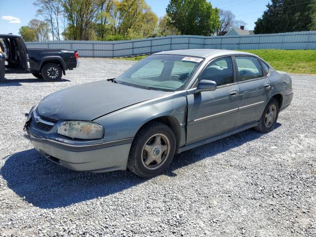 2G1WF52E149301685 - 2004 CHEVROLET IMPALA GRAY photo 1