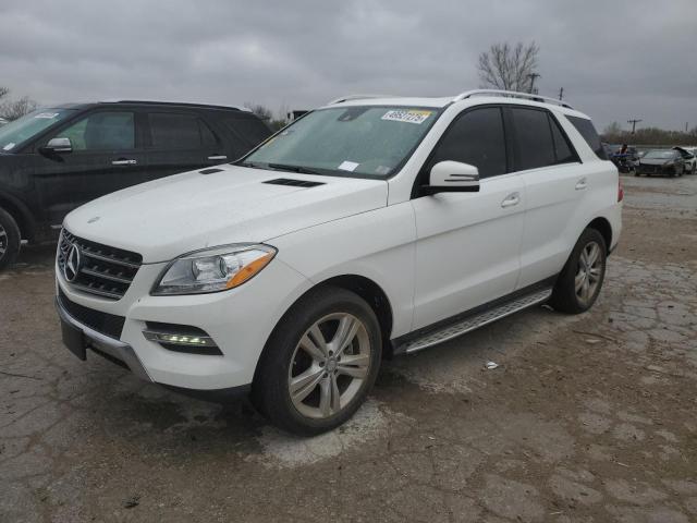 4JGDA5HB1EA404875 - 2014 MERCEDES-BENZ ML 350 4MATIC WHITE photo 1