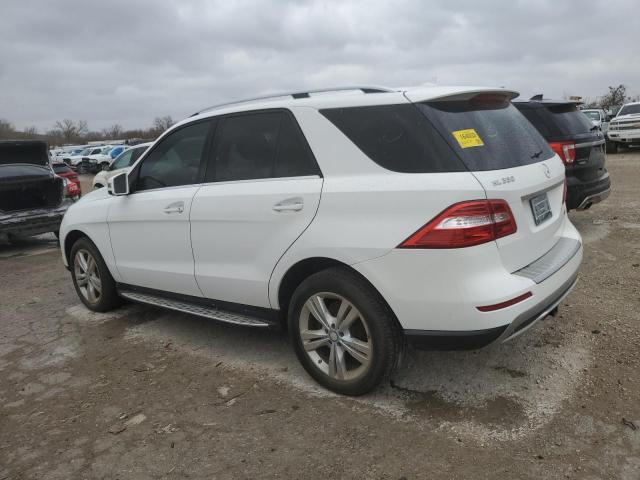 4JGDA5HB1EA404875 - 2014 MERCEDES-BENZ ML 350 4MATIC WHITE photo 2