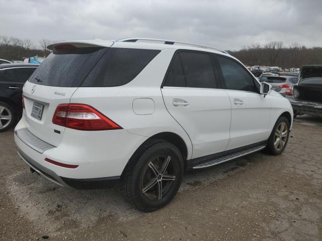 4JGDA5HB1EA404875 - 2014 MERCEDES-BENZ ML 350 4MATIC WHITE photo 3