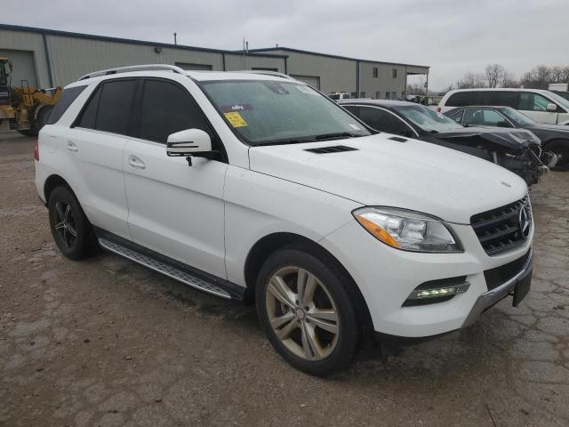 4JGDA5HB1EA404875 - 2014 MERCEDES-BENZ ML 350 4MATIC WHITE photo 4