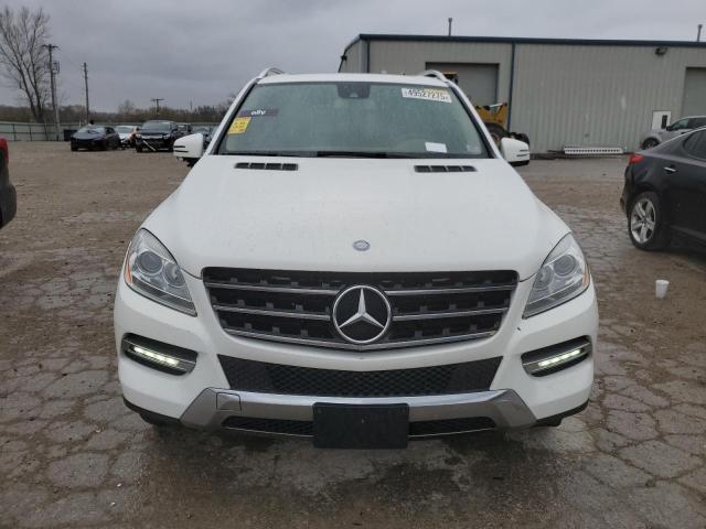 4JGDA5HB1EA404875 - 2014 MERCEDES-BENZ ML 350 4MATIC WHITE photo 5