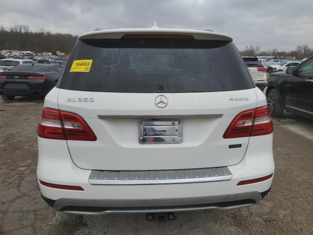 4JGDA5HB1EA404875 - 2014 MERCEDES-BENZ ML 350 4MATIC WHITE photo 6