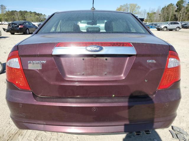 3FAHP0JA9CR227977 - 2012 FORD FUSION SEL BURGUNDY photo 6