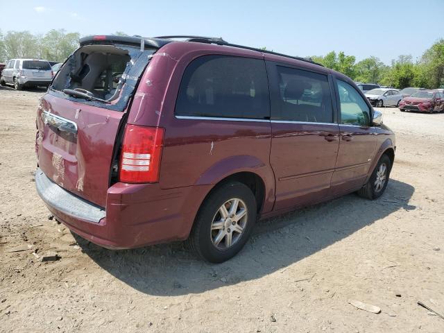 2A8HR54P38R821195 - 2008 CHRYSLER TOWN & COU TOURING 勃艮第红 照片 3