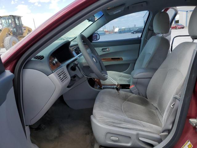 2G4WC532351300599 - 2005 BUICK LACROSSE CX MAROON photo 7