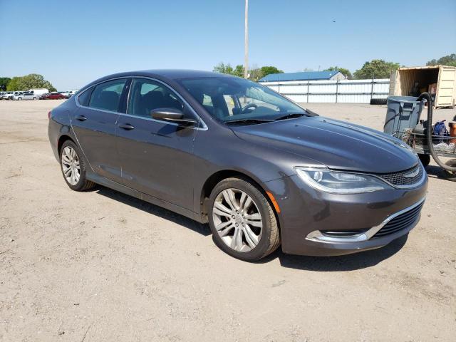 1C3CCCAB7GN102306 - 2016 CHRYSLER 200 LIMITED GRAY photo 4