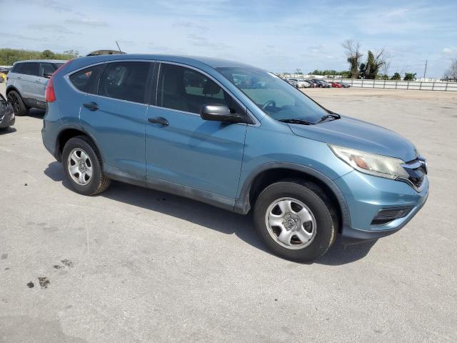 2HKRM3H31FH545826 - 2015 HONDA CR-V LX BLUE photo 4