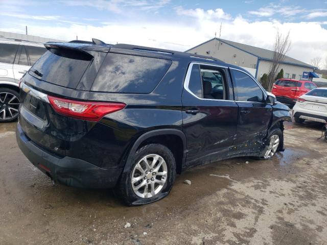 1GNEVGKW8KJ250317 - 2019 CHEVROLET TRAVERSE LT BLACK photo 3