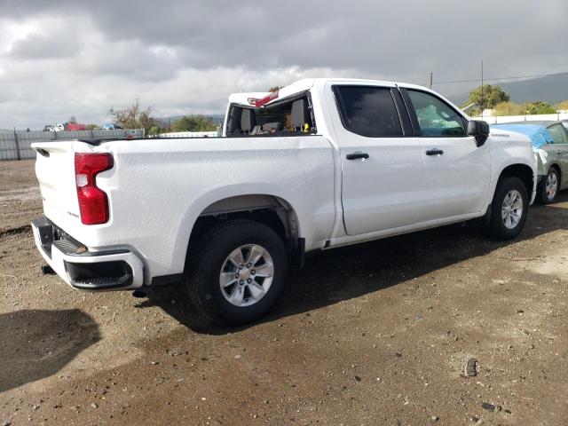 1GCPABEK5NZ645361 - 2022 CHEVROLET SILVERADO C1500 CUSTOM WHITE photo 3