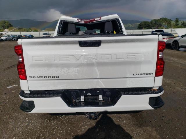 1GCPABEK5NZ645361 - 2022 CHEVROLET SILVERADO C1500 CUSTOM WHITE photo 6