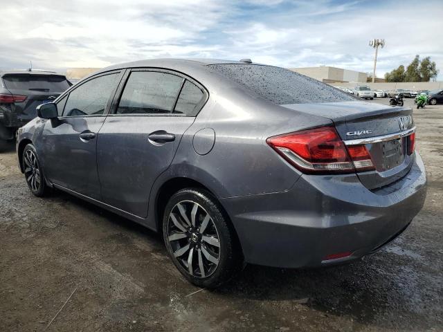 2HGFB2F90FH520288 - 2015 HONDA CIVIC EXL GRAY photo 2