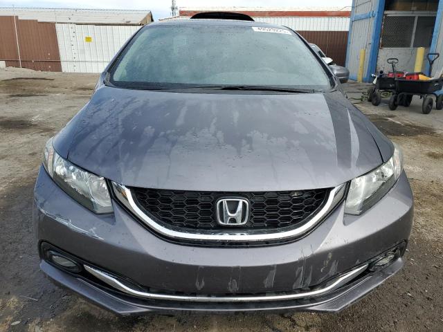 2HGFB2F90FH520288 - 2015 HONDA CIVIC EXL GRAY photo 5
