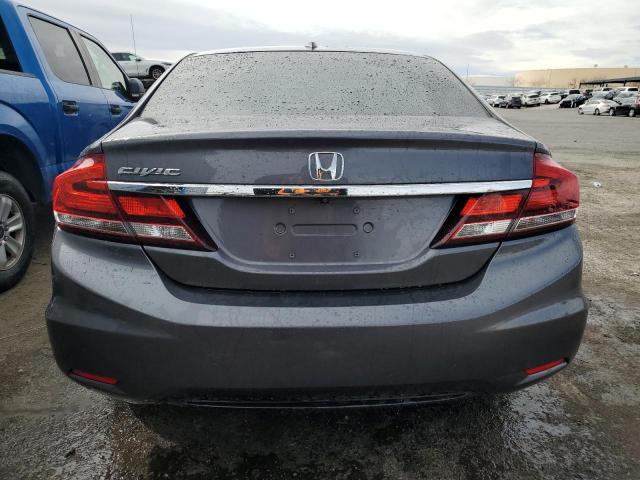 2HGFB2F90FH520288 - 2015 HONDA CIVIC EXL GRAY photo 6