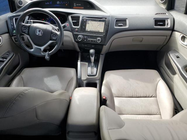 2HGFB2F90FH520288 - 2015 HONDA CIVIC EXL GRAY photo 8