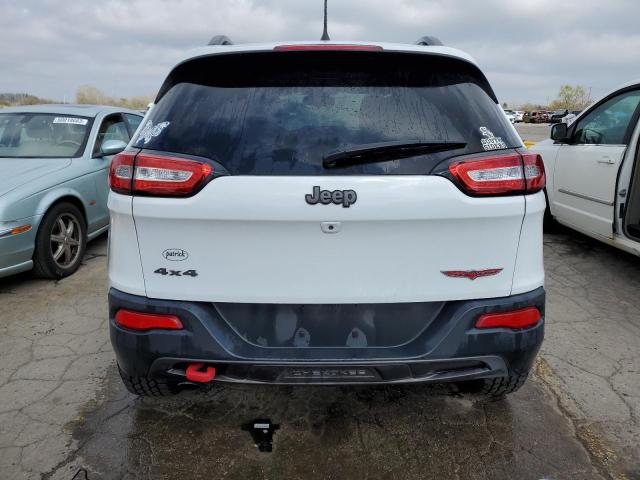 1C4PJMBB6GW331688 - 2016 JEEP CHEROKEE TRAILHAWK WHITE photo 6
