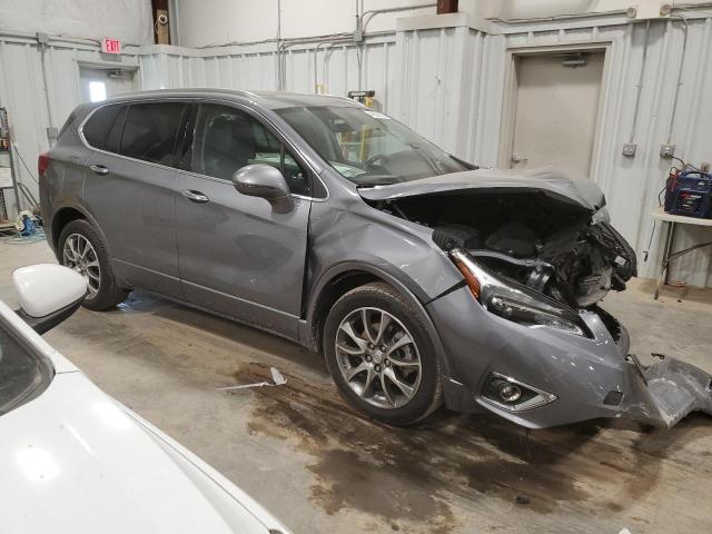 LRBFX2SA7LD157575 - 2020 BUICK ENVISION ESSENCE ნაცრისფერი ფოტო 4