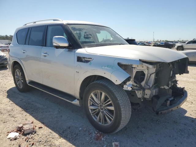 JN8AZ2NF7K9685698 - 2019 INFINITI QX80 LUXE SILVER photo 4