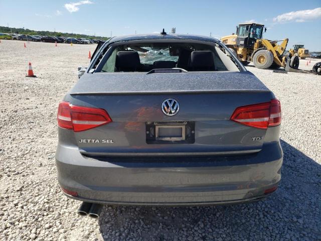 3VWLA7AJ7FM261333 - 2015 VOLKSWAGEN JETTA TDI GRAY photo 6