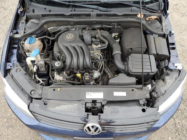 3VW2K7AJ2EM434103 - 2014 VOLKSWAGEN JETTA BASE Mavi foto 11