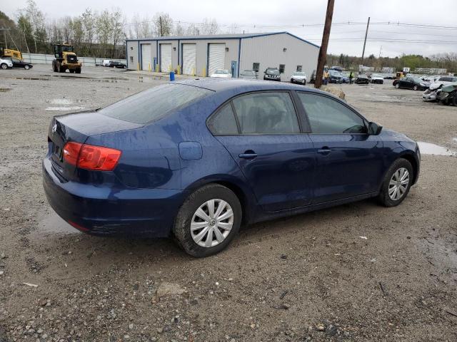 3VW2K7AJ2EM434103 - 2014 VOLKSWAGEN JETTA BASE Mavi foto 3