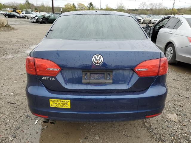 3VW2K7AJ2EM434103 - 2014 VOLKSWAGEN JETTA BASE Mavi foto 6