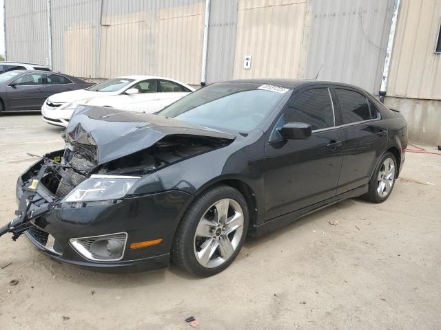 3FAHP0KC4AR206595 - 2010 FORD FUSION SPORT BLACK photo 1