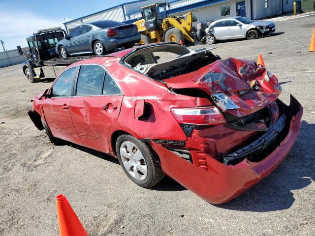 4T1BK46K67U013093 - 2007 TOYOTA CAMRY LE RED photo 2