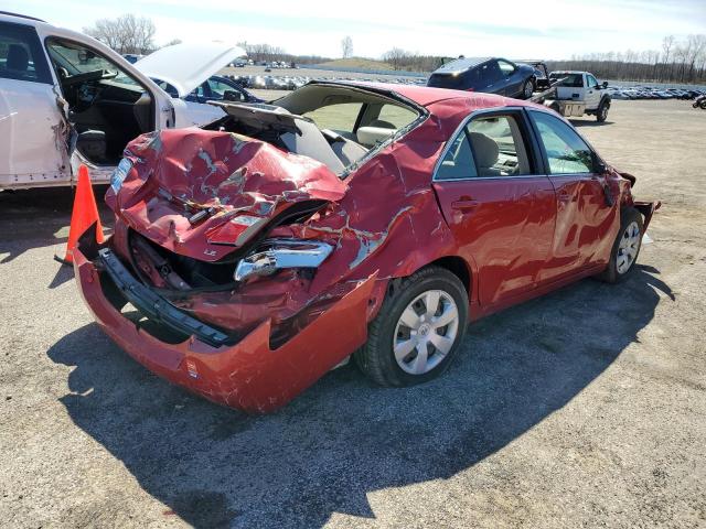 4T1BK46K67U013093 - 2007 TOYOTA CAMRY LE RED photo 3