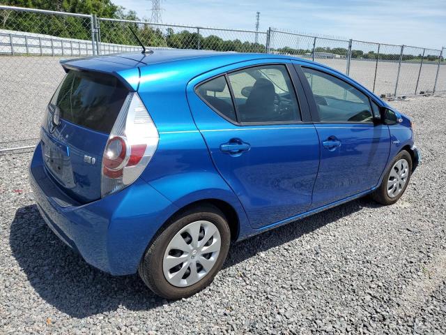 JTDKDTB35E1081522 - 2014 TOYOTA PRIUS C BLUE photo 3