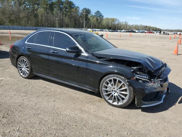 WDDWF4JB0JR416164 - 2018 MERCEDES-BENZ C 300 შავი ფოტო 4