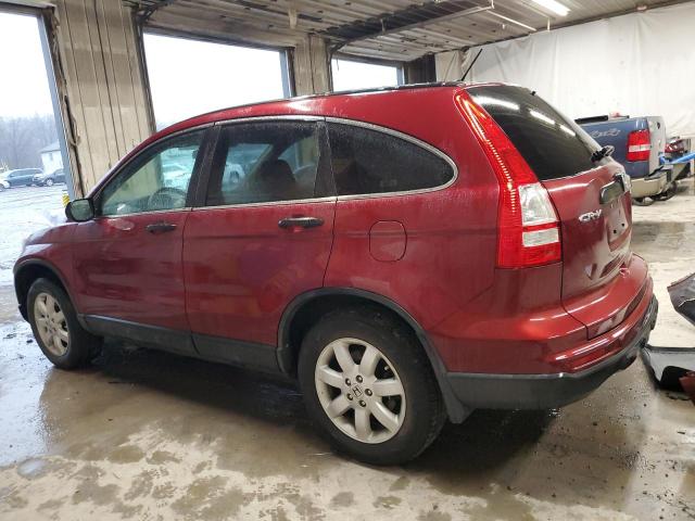 5J6RE4H40BL045684 - 2011 HONDA CR-V SE RED photo 2