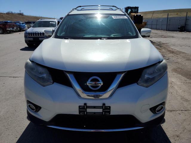 5N1AT2MV5EC782441 - 2014 NISSAN ROGUE S WHITE photo 5