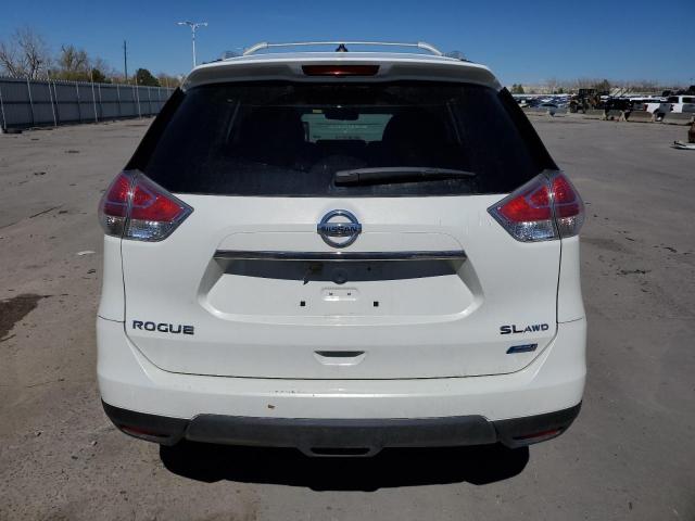 5N1AT2MV5EC782441 - 2014 NISSAN ROGUE S WHITE photo 6