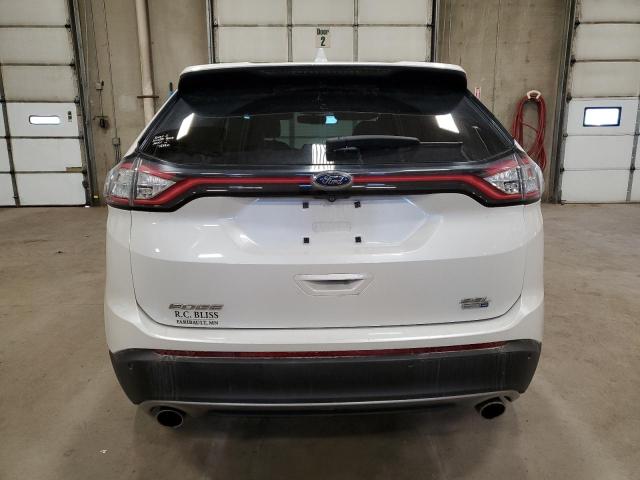 2FMTK4J94FBB67363 - 2015 FORD EDGE SEL WHITE photo 6